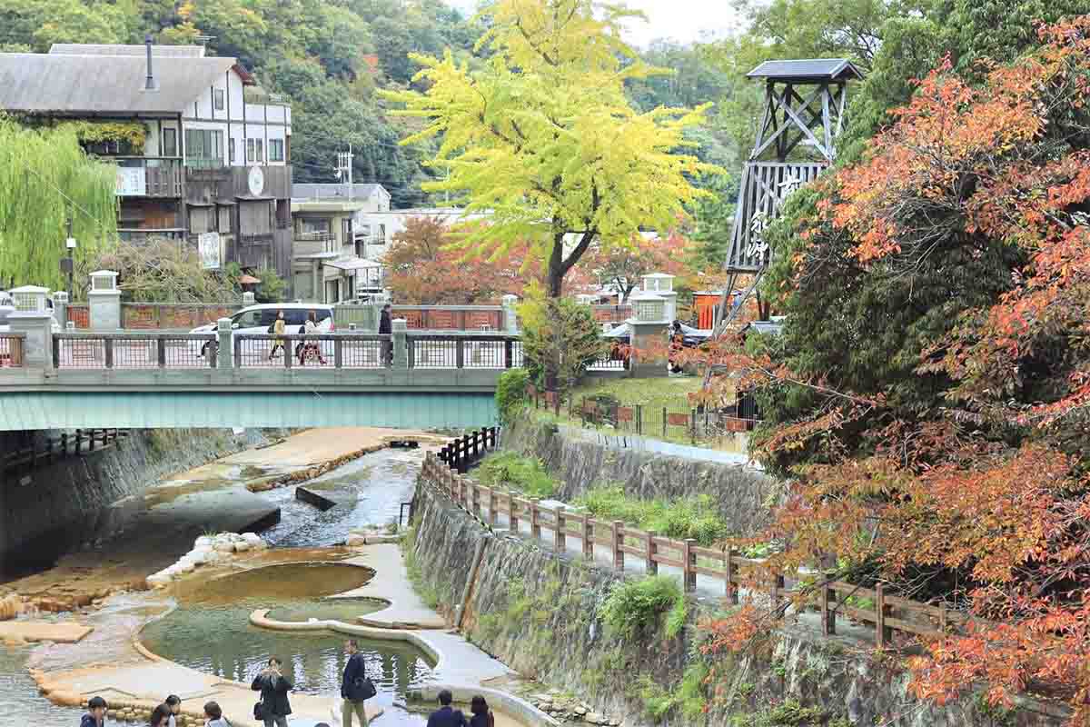 日本有马温泉景色